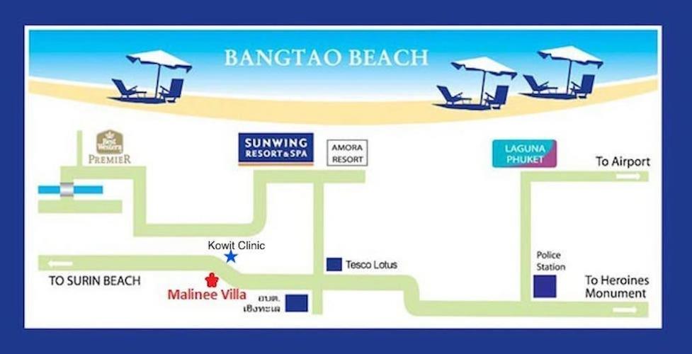 Malinee Villa Phuket Bang Tao Beach  Eksteriør billede